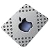 Clapcart Apple Logo Design Printed Rubber Base Mat finish Mouse Pad For PC / Laptop - Multicolor RS.119.00