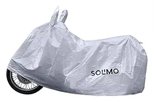 Amazon Brand - Solimo UV Protection & Dustproof Bike Cover for Royal Enfield Classic 350 (Silver)