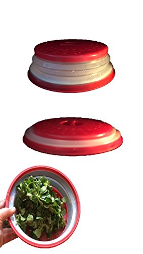 Mikrowellen-Abdeckhaube NEU auch als Sieb nutzbar faltbar wenig Platz und immer Griffbereit - 4