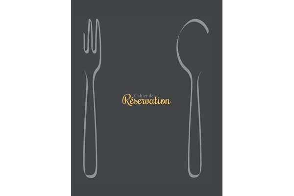 Cahier de réservation perpétuel: Agenda non daté pour restaurant, 30 réservations par page