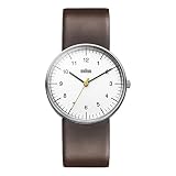 Braun Unisex Analog Quarz Armbanduhr BN0021WHBRG