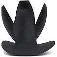 Anal Gaping Butt Plug Gaper Butt Plug Ass Spread Sphincter Stretch Anal Bum Gape Silicone Black