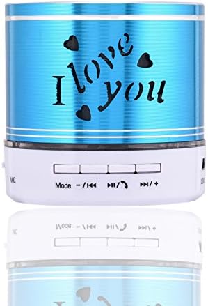 Jieyida Small Portable Rechargeable Bluetooth Speaker with 8G TF Card for Apple iPhone iPad Samsung S7 Edge Plus S7 S6 Edge S5 Note 5 4 3 2 HTC Nokia LG (Blue)