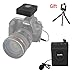 Produktbild ATOMICO by-WM5 Wireless Lavalier-Mikrofon, 2,4 GHz-System-Clip-On-Revers-Mikrofon, für Canon Nikon Sony DSLR-DV-Kameras, Camcorder-Audiorecorder,BSet
