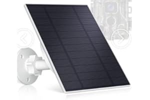 DEHKATA Solarpanel für Wildkamera 10400mAH, Solar-Ladegerät-Kit 12V/9V/6V mit eingebauter wiederaufladbarer Batterie IP66 Wasserdichtes Jagd-Zubehör für Jagdkamera