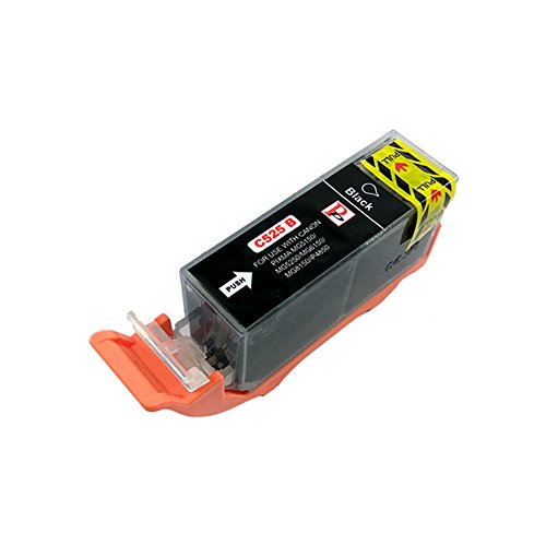 PerfectPrint Kompatibel Tinte Patrone Ersetzen für Canon Pixma iP-4800 4850 4900 4950 MG-5150 5250 5350 6100 6150 6220 6250 8150 PGI525 (Schwarz, 2-Pack) - 2