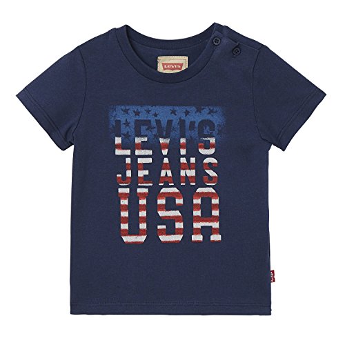 Levi's Baby-Jungen T-Shirt USA, Blau (Dress Blue), 92 Levi's Baby-Jungen T-Shirt USA, Blau (Dress Blue), 92
