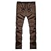 Produktbild Pants HerrenBinggong Männer Jogger Trainingsanzug Running Sport Hosen Jogginghose Hosen Größe Sportwear Baggy Slim entworfene Hose Club Pants Cargohose Sporthosen Lang Freizeithose (Kaffee, M)