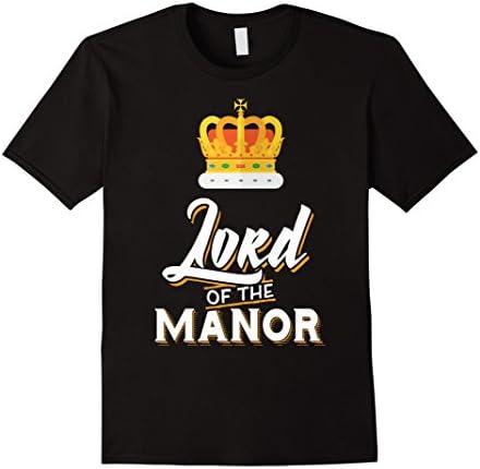 Couple Shirts for Him and Her - Lord of the Manor Male Medium Black