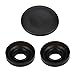 Produktbild Keenso KFZ MMI System Joystick Knopf Center Knopfdeckel Reparatursatz mit 2 Dichtring(Matt schwarz)