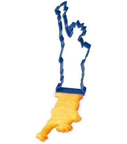 New York Freiheitsstatue Plätzchenausstecher – Grün, 14 Cm, Aus Lebensmittelechtem Kunststoff, In Geschenkbox Mit Rezept