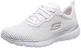 Skechers Flex Appeal 3.0-Endless Glamo, Zapatillas para Mujer, Blanco (White Silver WSL), 36 EU