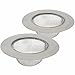 Produktbild com-four® 2X Abflusssieb aus rostfreiem Edelstahl, Spülbeckensieb zum Schutz vor Haaren und Essensresten, Ø 11,6 cm (02 Stück - 11.6cm Edelstahl)