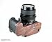 Produktbild Handgefertigter Kameragriff Bodenschutz für Fuji Fujifilm GFX 50S | Camera Grip Bodenplatte aus massivem peruanischem Walnuss Holz | Kamera Boden Schutz von J.B. Camera Designs | Farbe: Braun (Holz)