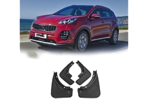 PEKMAR 4 Stücke Auto Schmutzfänger für Kia Sportage QL 2017-2020 2021 2022 2023, Vordere Hintere Kotflügel Spritzschutz Auto Fender Vollschutz ZubehöR