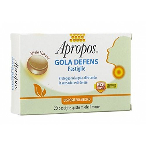 Desa Pharma 14779 Apropos Gola Defens, Gusto Miele e Limone, 20 Pastiglie