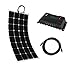 Produktbild mabelstar 100 Watt Solar System Kit Solar Panel biegbare flexibel dünn leicht Solar Panel Akku Ladegerät Sunpower Zelle mit MC4 Stecker für für RV Boot Kabine Zelt Auto, netzferne