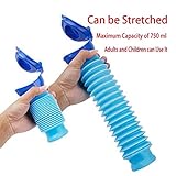 FADACAI Male & Female Portable Urinal Travel Camping Car Toilet Pee Bottle 750ml Blue 1Pc