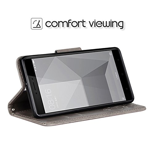 Funda Redmi 4X Shanphone Funda Piel PU para Xiaomi Redmi 4X Carcasa de Estilo Libro en Cuero Con Ranura para Tarjeta Soporte Plegable Cierre Magn tico -Gris reviews Funda Redmi 4X Shanphone Funda Piel PU para Xiaomi Redmi 4X Carcasa de Estilo Libro en Cuero Con Ranura para Tarjeta Soporte Plegable Cierre Magn tico -Gris