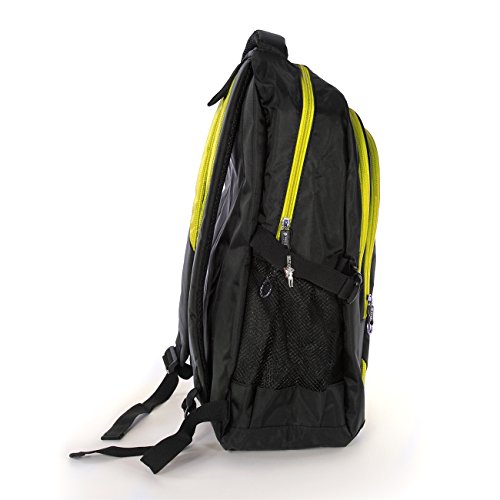 Laptoprucksack schwarz  gelb Synthetik Rucksack Tabletfach Bag Street OTJ605Y