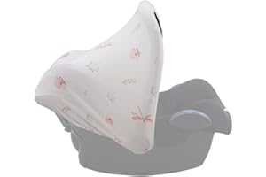 JYOKO KIDS Capot Universalle compatible avec Maxi Cosi Groupe 0+, Protection solaire pour porte-bébés, Siège auto ou poussettes, Convient à la plupart des Marques (DRAGONFLY)
