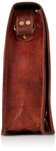 A P  Donovan - Laptop-Tasche Leder - Business-Notebook-Case  f  r Ger  te bis 15 Zoll  - f  r B  ro  Uni - Schulter-Messenger Bag - zum umh  ngen