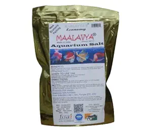 Maalavya 450 GM Aquarium Salt for Fish Tank (New Economy Packing)