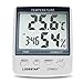 Produktbild Shuzhen,Digital Hygrothermograph Hygrometer Thermograph Temperaturanzeige mit Zeitalarmfunktion(Color:Weiss)
