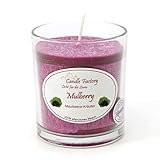 Brenndauer ca. 30 Stunden Candle Factory Party Light Duftkerze im Glas Duft: Mulberry