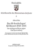 Image de Das SS-Sonderlager/KZ Hinzert 1940-1945. Teil 1: Das Anklageverfahren gegen Paul Sporrenberg- Eine juristische Dokumentation (Schriftenreihe des Minis