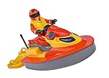 skifahrer figur basteln kann schwimmen Simba 109251048 Feuerwehrmann Sam Juno Jet Ski mit Figur, One Size
