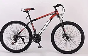 Amardeep cycles Siyibo 27.5 inches Gear Mountain Bicycle for Adults | MTB Gear Dual disc Brake Bike 17 inch Frame Ideal for: 12+ Years, 27.5 t Wheel 21 Speed Premium MTB Bike | 85% Fitted