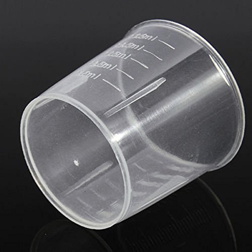 dealglad® New 10 Unzen 30 ml Kunststoff transparent Messung Graduate Medikamentenbecher - 3