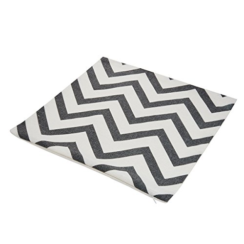 Avanzza 4er-Set Kissenhülle / Kissenbezug 40×40 cm in Schwarz für Kissen, Sofakissen / Sofa Kissen und Dekokissen / Deko Kissen aus der Linie Decor Chic - 7