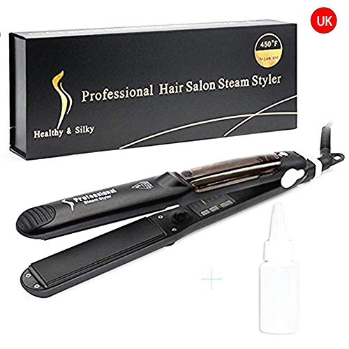Biback Wide Panel Far Steam Infrared Hair Straightener Anion Curler Wet And Dry