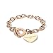Produktbild SHOUSHISII Armband Armband weiblich überzogen Rose Gold Love Heart Schriftzug Schmuck