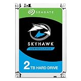 64MB Caché Seagate SkyHawk - Disco duro interno de 2TB para 1-64 sistemas de videovigilancia (3.5\', 64 MB de caché hasta 180 MB/s, carga de trabajo de 180 TB/año) Plateado