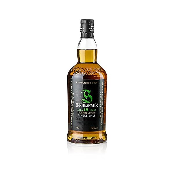 Springbank 46% 15 Year Old Single Malt Campbeltown, 70 cl