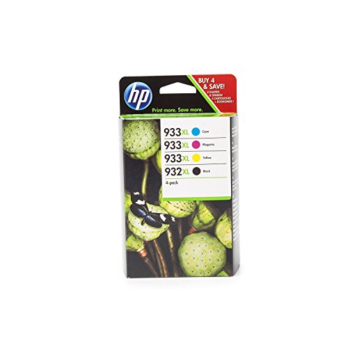 Original XL Tinte passend für HP OfficeJet 7610 wide format HP C2P42A C2P42AE – 4x Premium Drucker-Patrone – Schwarz, Cyan, Magenta, Gelb – 1×1000 & 3×825 Seiten - 2