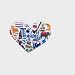 Produktbild 3D refrigerator magnets,thailand heart-shaped tourist souvenir,home&kitchen decorationpromotion gift