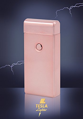 Tesla-Lighter T09 Lichtbogen Feuerzeug USB Feuerzeug Arc Lighter elektronisches Feuerzeug wiederaufladbar Roseé - 3