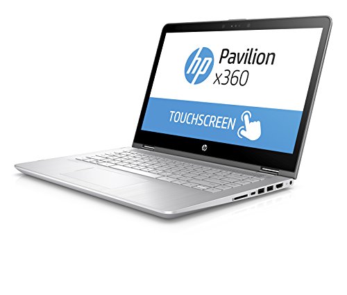 HP Pavilion x360 14-ba016na 14-inch FHD Touch Screen Convertible Laptop  Mineral Silver  -  Intel Core i3-7100U  8GB RAM  128GB SSD  Intel HD Graphics