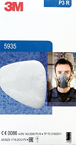3M 5935 Partikelfilter Einlegefilter P3 R Filterdecker – 4 Stuck / 2 Paare - 3