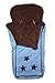 :Cozyosko, Reversible Padded Buggy Bag - Chocolate/Jacaranda