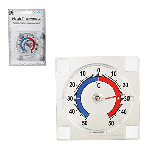 Termómetro ventana autoadhesivo o terrario