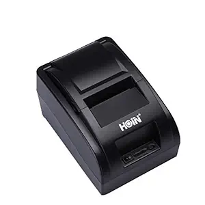 HOIN 58mm Kiosk Support USB Thermal Printer (Black) 1 Year Warranty. (Does not Work with Mobiles)