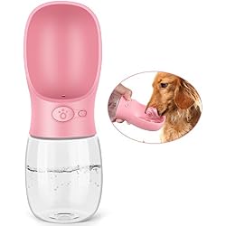 Botellas de Agua para Perros,Botella de Agua Portátil para Mascotas,Botella de Agua al Aire Libre del Viaje del Perro - Resina Plástica Ambiental del ABS 350ml