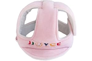 iwobi Casco di Sicurezza per Bambini,Bambino Casco di Sicurezza Regolabile per Imparare a Camminare e Crawl,Rosa