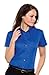 Produktbild KUSTOM KIT Damen S/Sleeve Oxford shirt-kk701 Gr. 22 cm, Blau - Hellblau