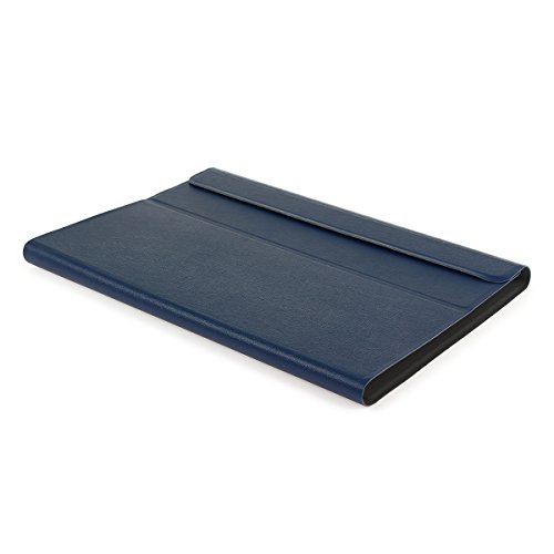 Besmall Wireless Touch Bluetooth Drahtlose Tastatur mit QWERTZ Tastaturlayout für Android Windows Tablet Smartphone(Mit PU-Hülle,Dunkelblau) - 8